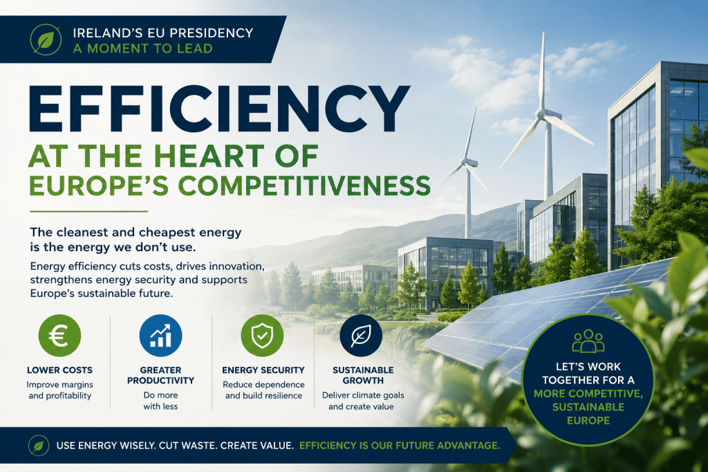 Ireland’s EU Presidency: Why Efficiency Must Drive Europe’s&nbsp;Competitiveness